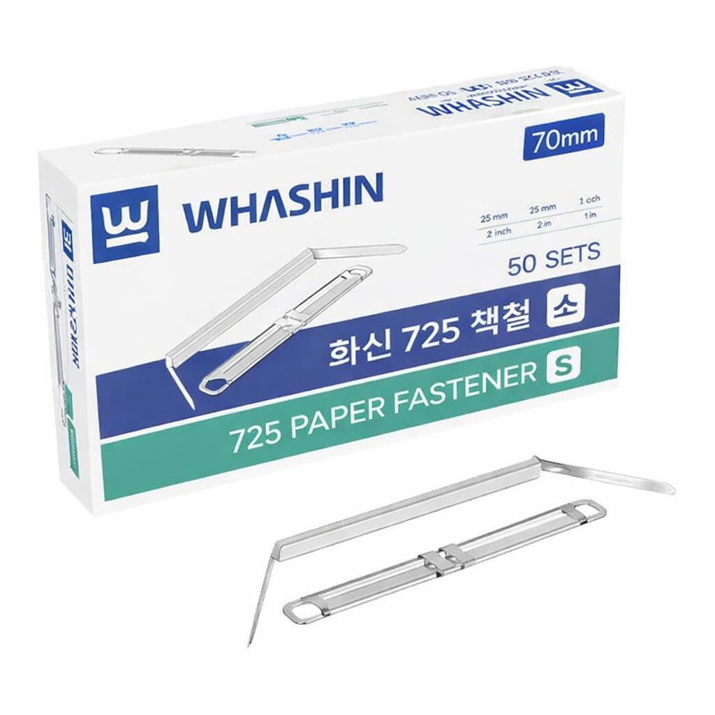 OFFICENEX 화신 책철(화스너)소 725(70mm/50조/갑)