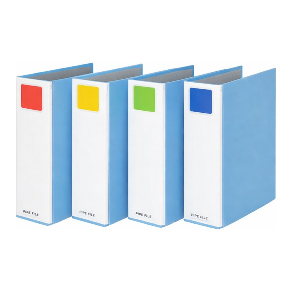 OFFICENEX 문화 PP파이프바인더 세로 90*70mm(PB865-7A/청색)