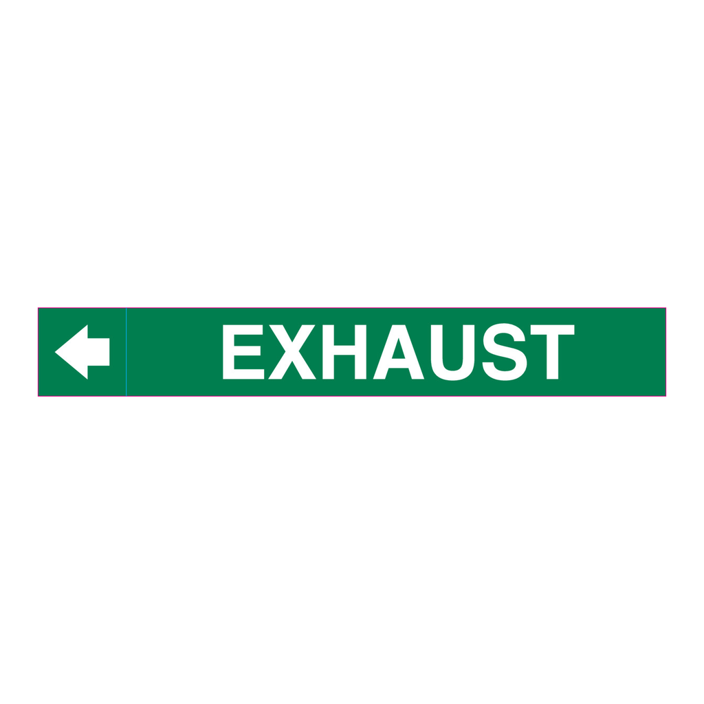 Brady EXHAUST Plenum Duct Marker