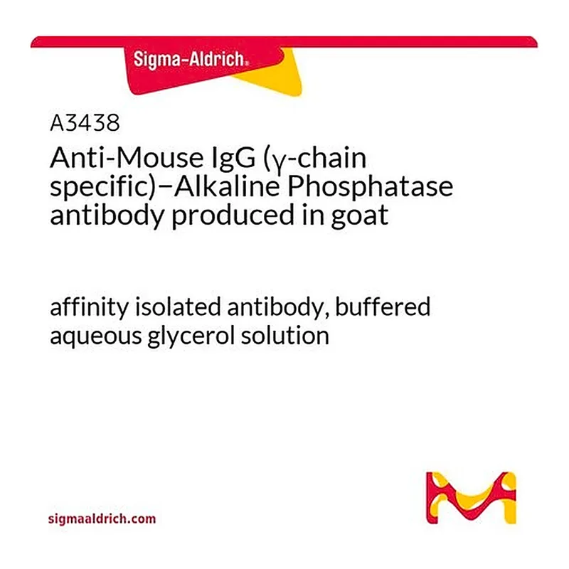 Merck Anti-Mouse IgG (gamma-chain specific)-Alkaline Phosphatase antibody produced in goat