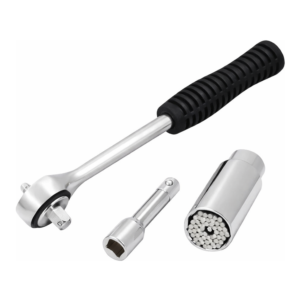 OFFICENEX [P]만능소켓 렌치 세트(규격(inch):3/8 구성:만능소켓,라쳇핸들,엑스텐션바,사용범위:6~21mm/3PCS/SET/NAVI)
