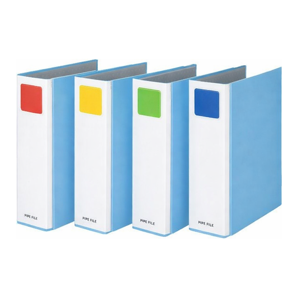 OFFICENEX 문화 PP파이프바인더 세로 90*80mm(PB865-71/청색)