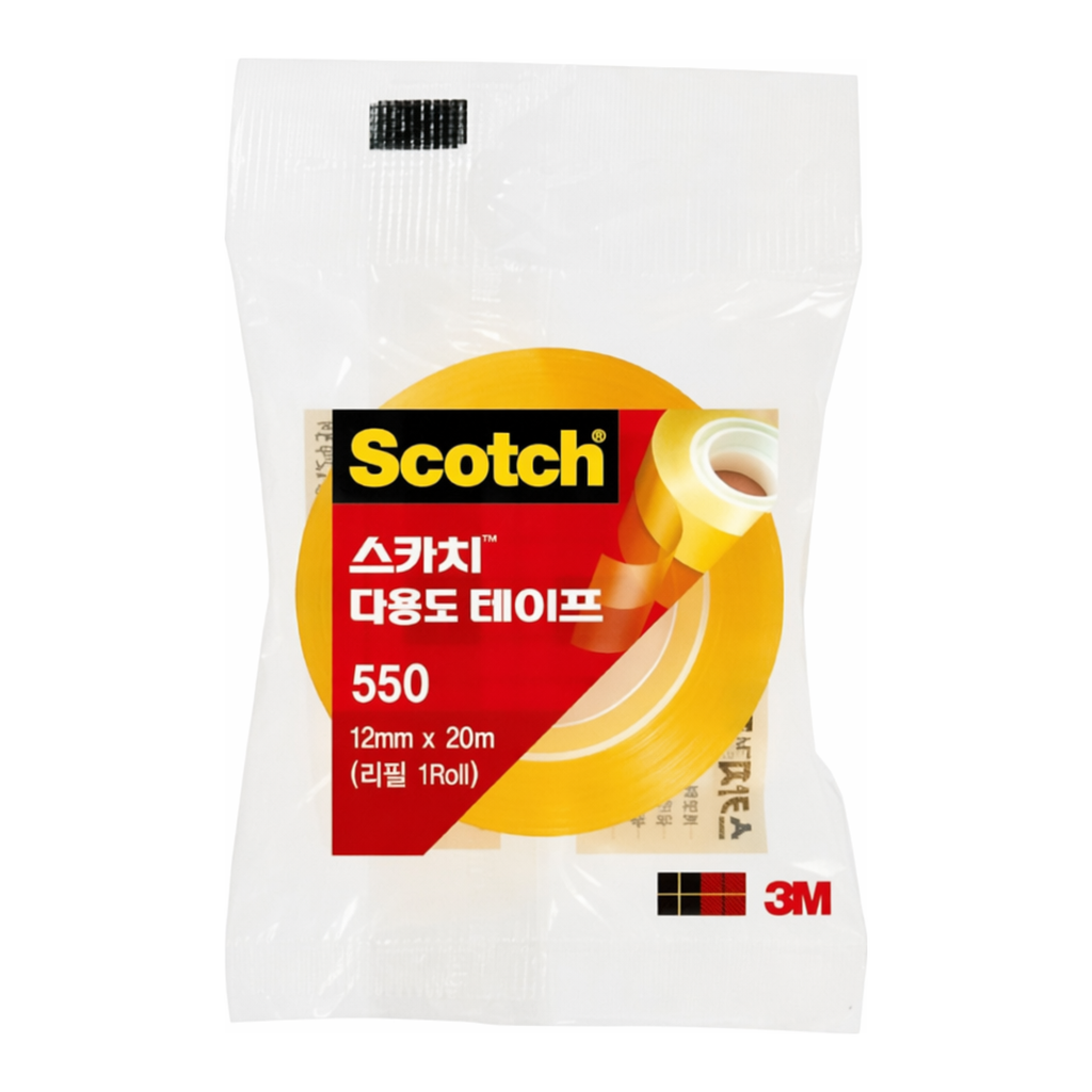OFFICENEX 3M 스카치 다용도테이프 리필 550(12mmx30M)