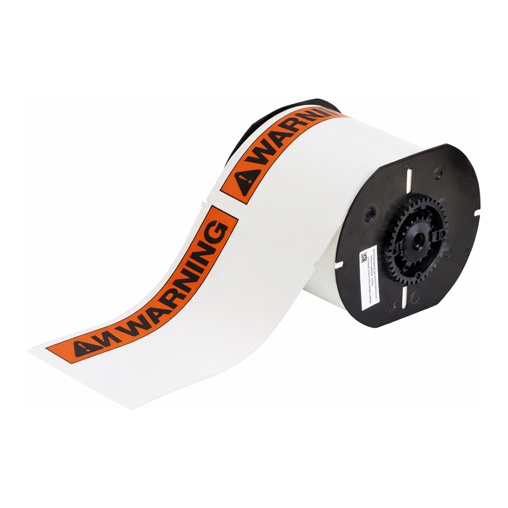Brady B30 Series ToughWash Washdown Resistant Metal Detectable Labels with Header