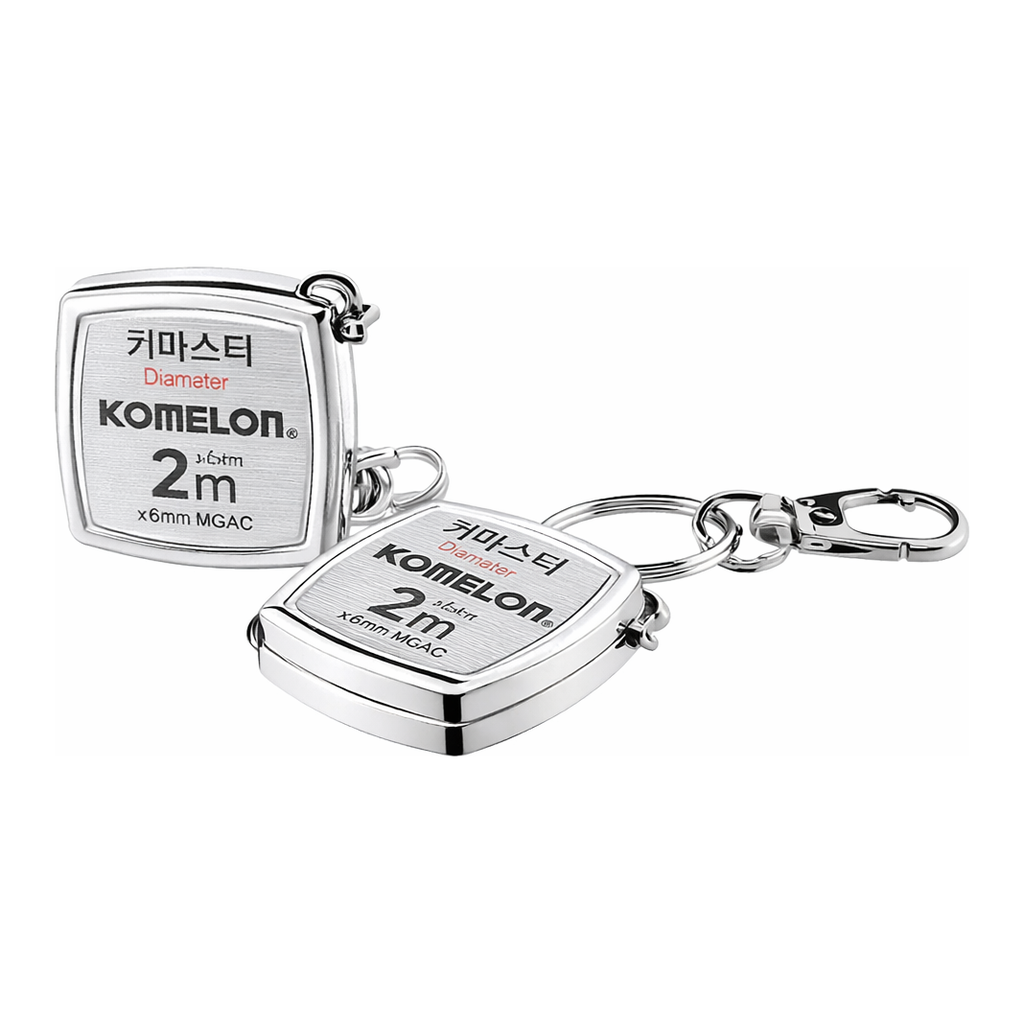 Daihan Science Komelon L2m KeyMaster Measuring Tape, Portable Key Holder<br>With Chrome-plated