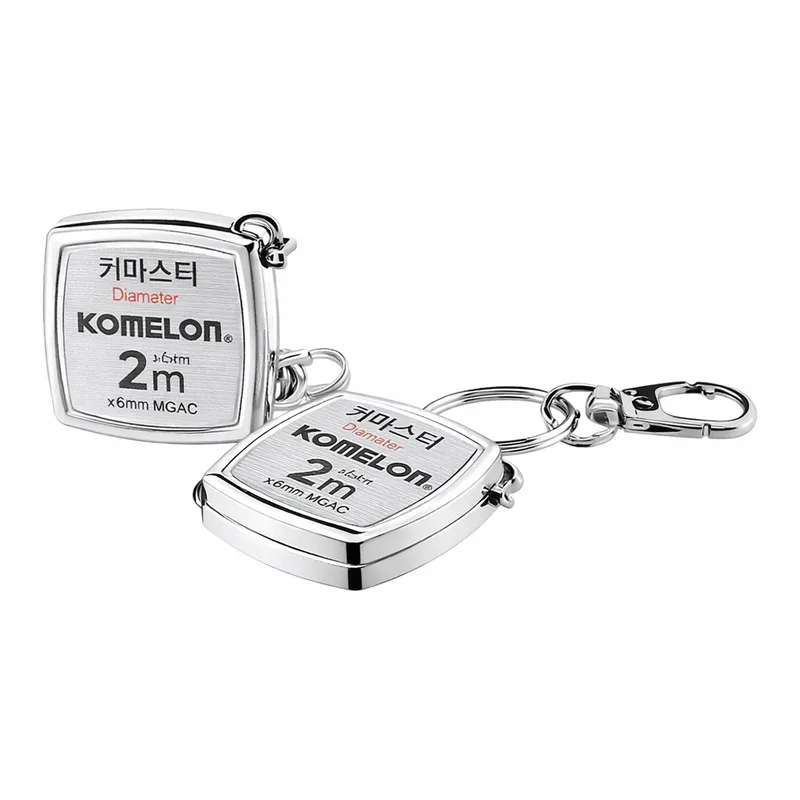 Daihan Science Komelon L2m KeyMaster Measuring Tape, Portable Key Holder<br>With Chrome-plated