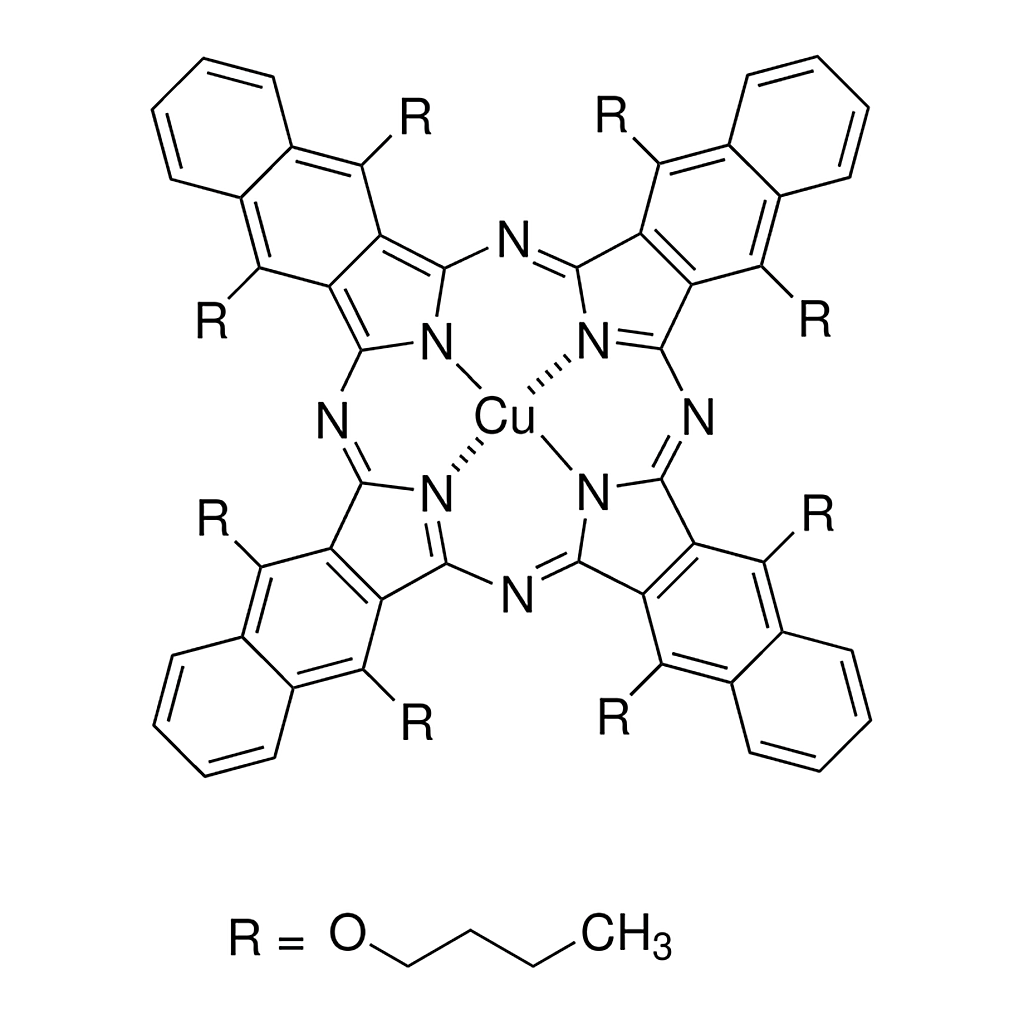 Merck Copper(II) 5,9,14,18,23,27,32,36-octabutoxy-2,3-naphthalocyanine