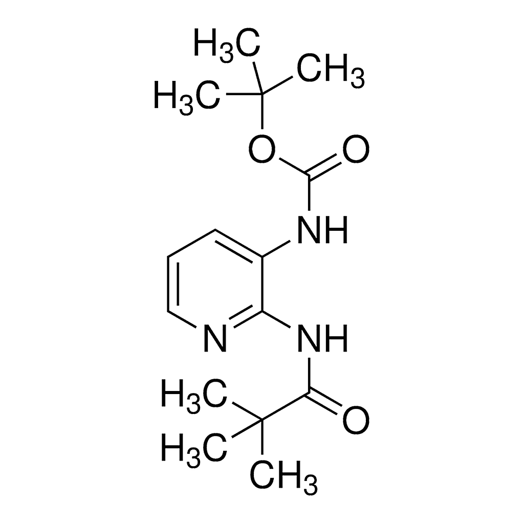 Merck [2-(2,2-Dimethyl-propionylamino)-pyridin-3-yl]-carbamic acid tert-butyl ester
