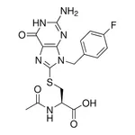 Merck N-Acetyl-S-(2-amino-9-(4-fluorobenzyl)-6-oxo-6,9-dihydro-1H-purin-8-yl)-L-cysteine