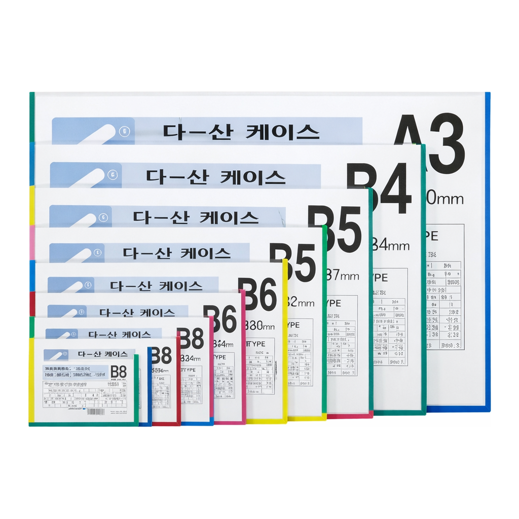 OFFICENEX 다산케이스(B5/257x182mm/백색/가로형)