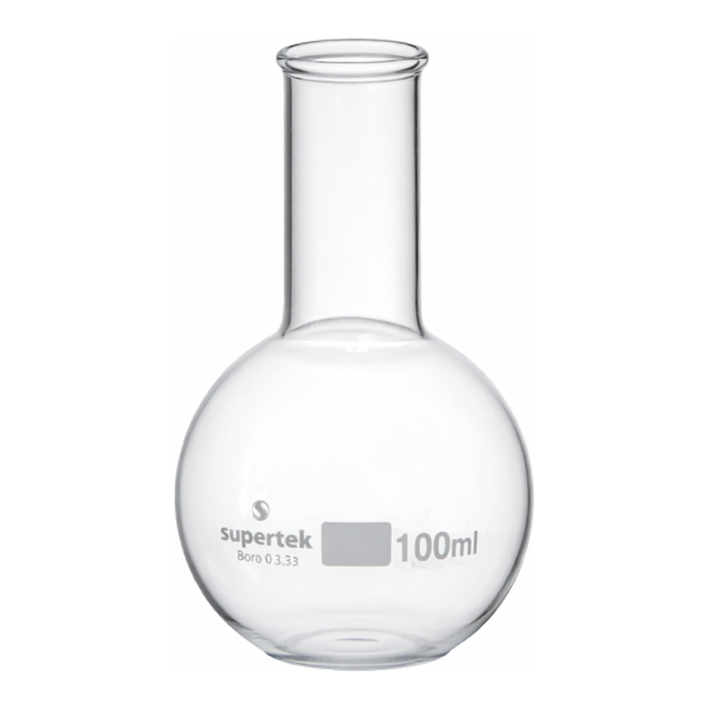 Supertek Flask, Flat Bottom