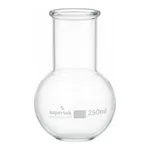 Supertek Flask, Flat Bottom, Wide Neck