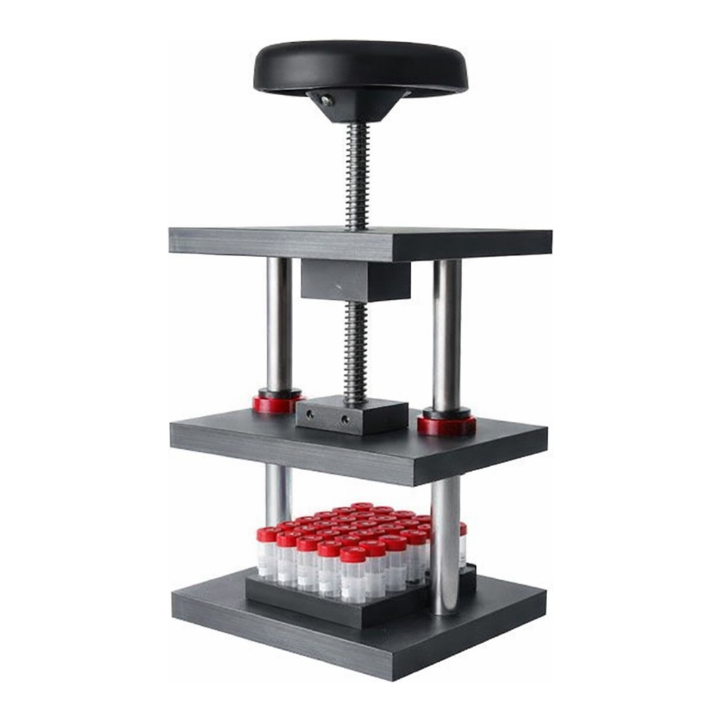 Restek Filter Vial Press, Multi-Use: 8 Positions for 30mL Filter Vials & 48 Position for Autosamp