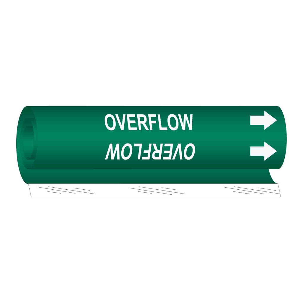 Brady OVERFLOW High Performance Pipe Marker