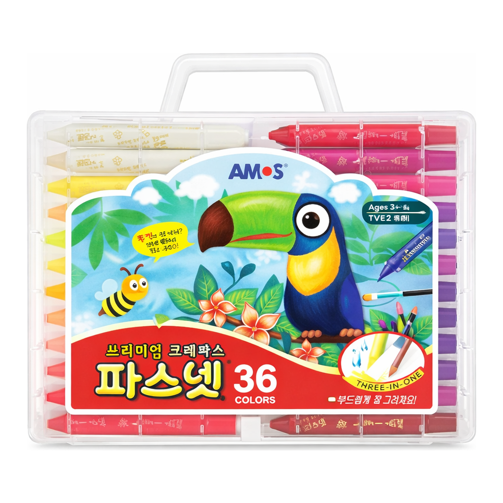 OFFICENEX 아모스 파스넷크레파스(36색)
