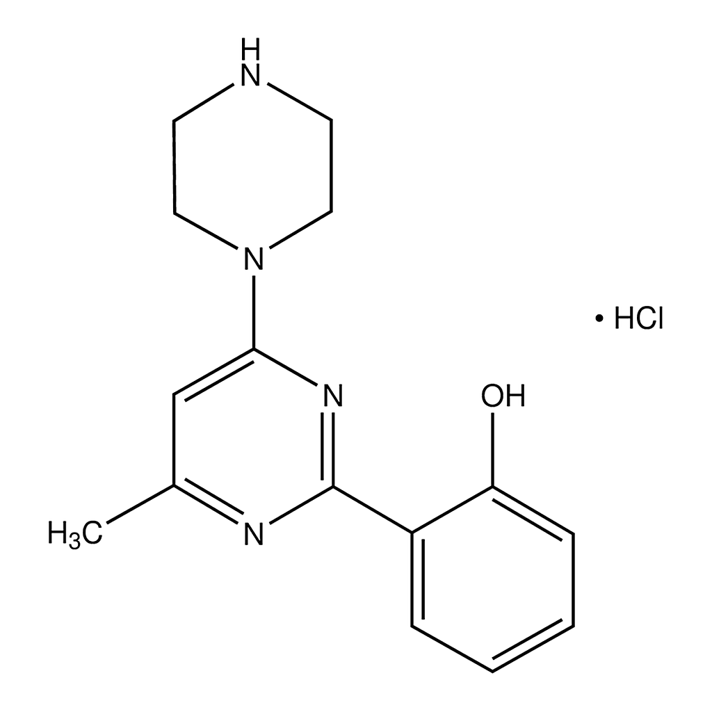 Merck 2-(4-Methyl-6-piperazin-1-ylpyrimidin-2-yl)phenol hydrochloride