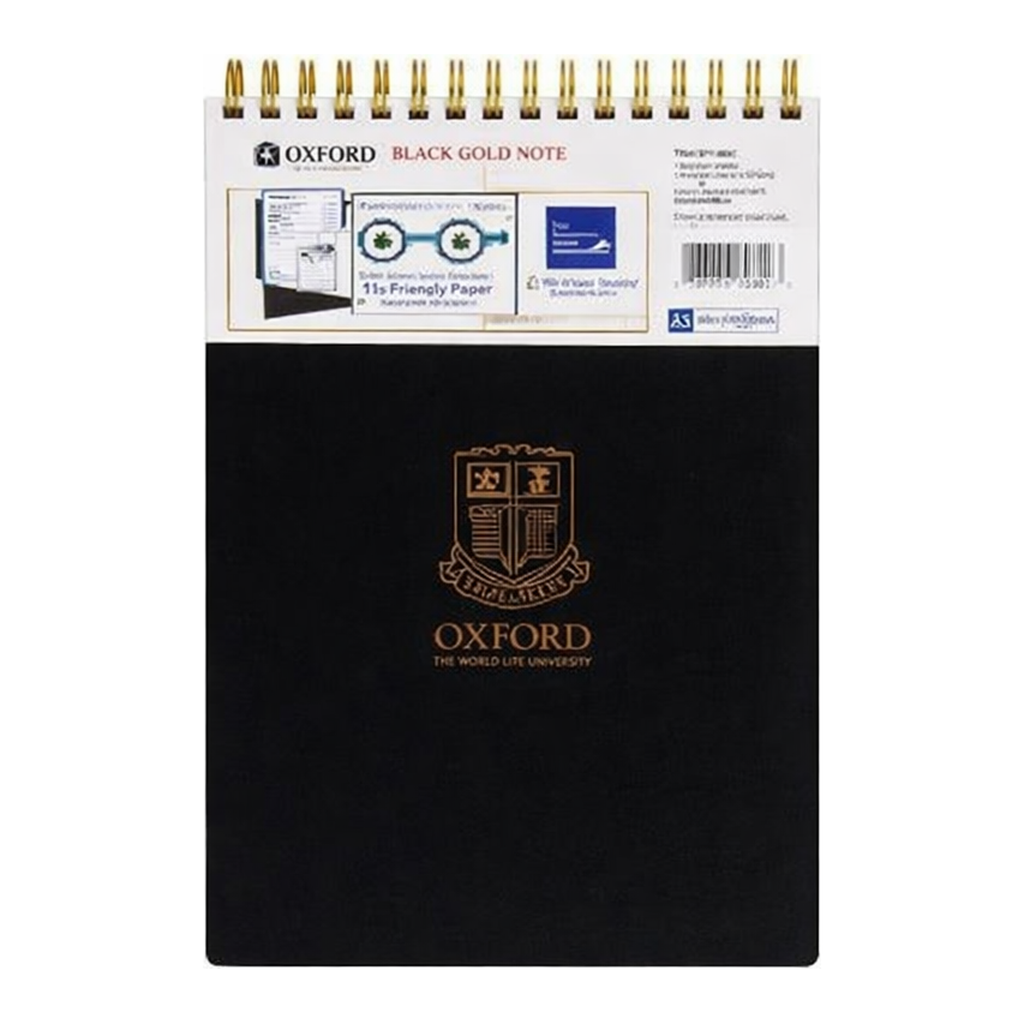 OFFICENEX 블랙PP 스프링노트 (A5/80매/상철/옥스포드)