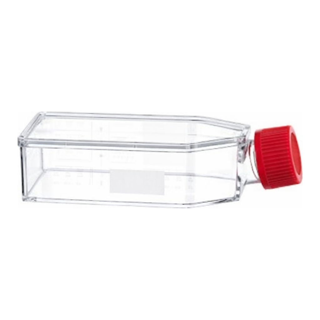 Greiner Bio One CELL CULTURE FLASK, 50 ML, 25 CM², PS,CELLCOAT®, COLLAGEN TYPE 1, RED FILTER SCREW, CAP, 10 PCS./BAG