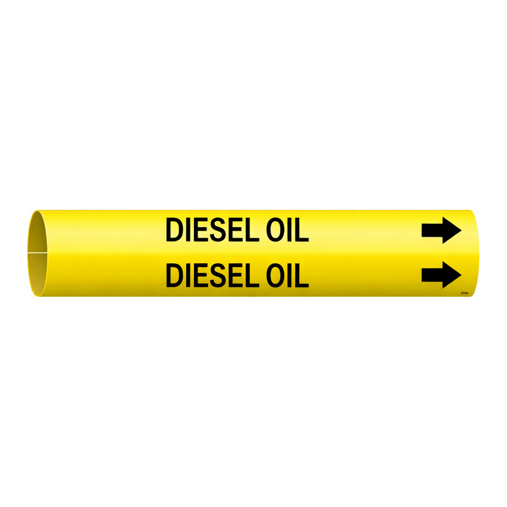 Brady DIESEL OIL Snap-On/Strap-On Pipe Marker