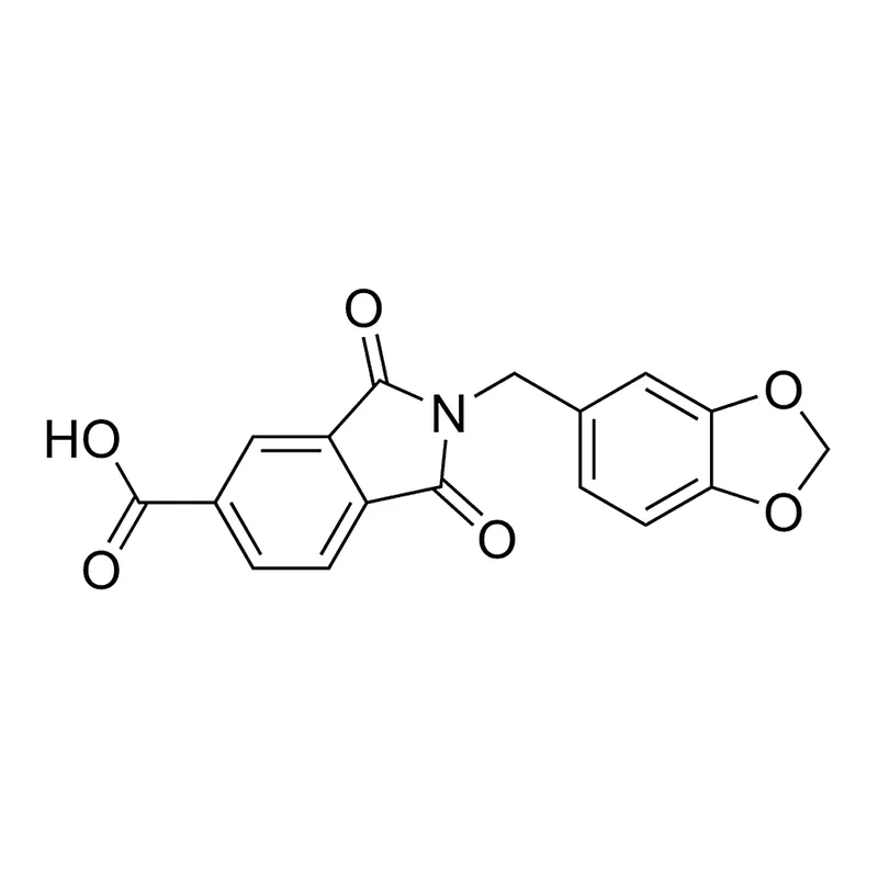 Merck 2-(1,3-Benzodioxol-5-ylmethyl)-1,3-dioxo-5-isoindolinecarboxylic acid