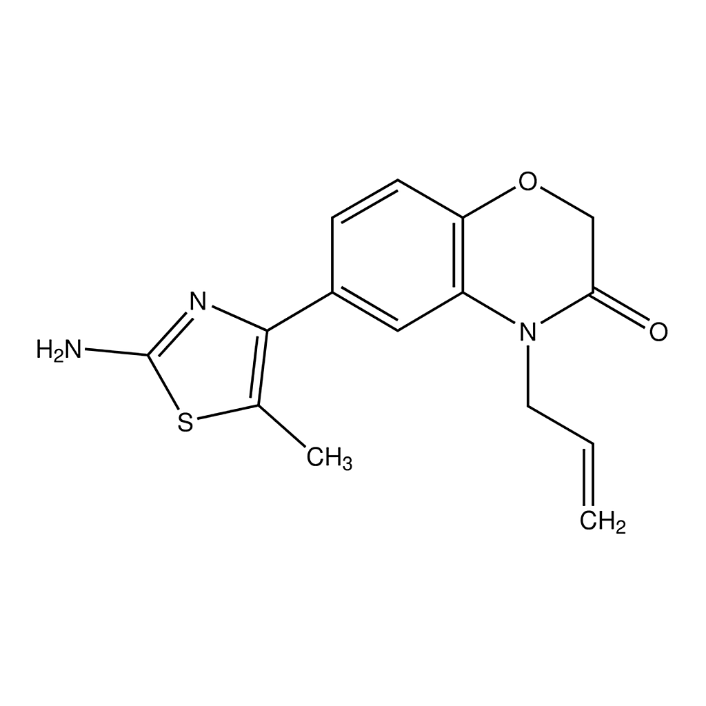 Merck 4-Allyl-6-(2-amino-5-methylthiazol-4-yl)-2H-benzo[b][1,4]oxazin-3(4H)-one