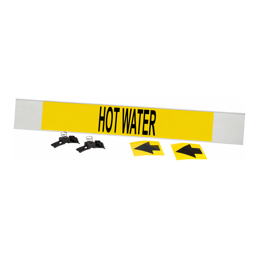 Brady HOT WATER High Performance Pipe Marker