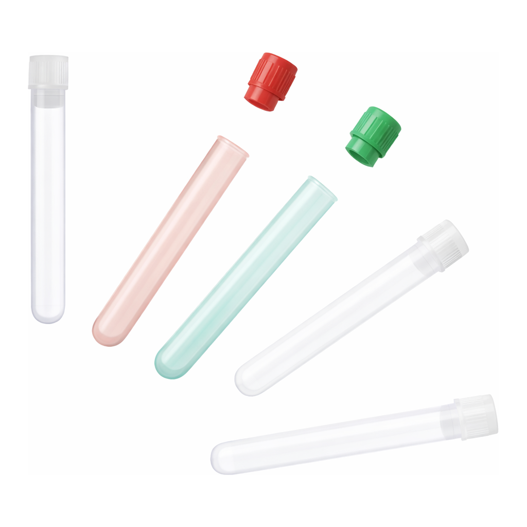 Thermo Fisher Scientific Sterile PS Clear Culture Tubes w/ Two-Position PE Caps, 17x100mm
