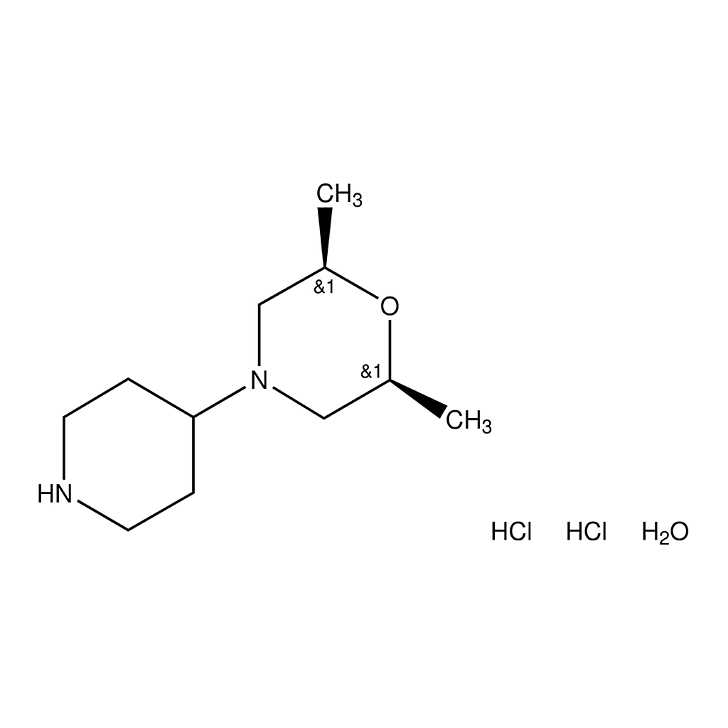 Merck rac-(2R,6S)-2,6-Dimethyl-4-(4-piperidinyl)morpholine dihydrochloride hydrate