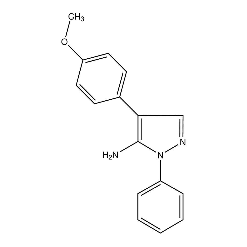 Merck 4-(4-Methoxyphenyl)-1-phenyl-1H-pyrazol-5-amine