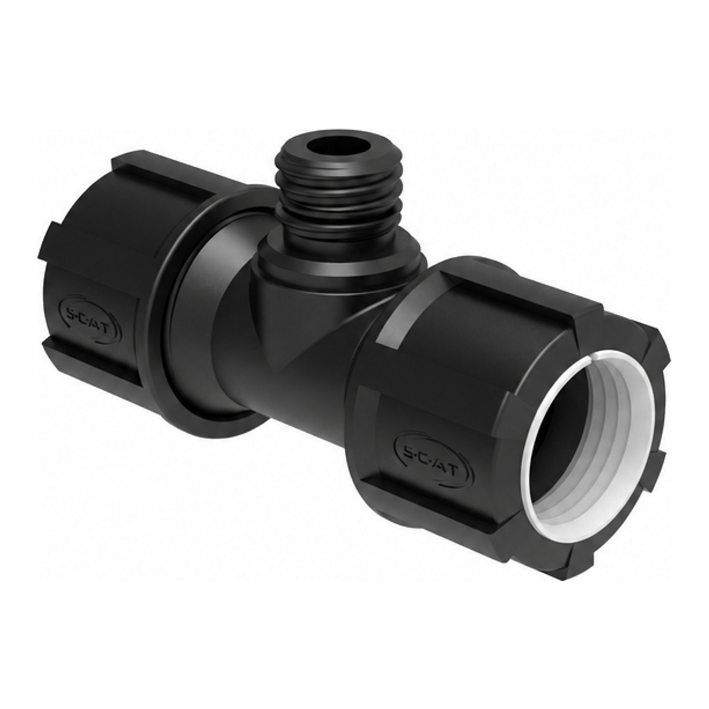 T-piece, 2x (ID) 32 mm, 1x GL25 (m)