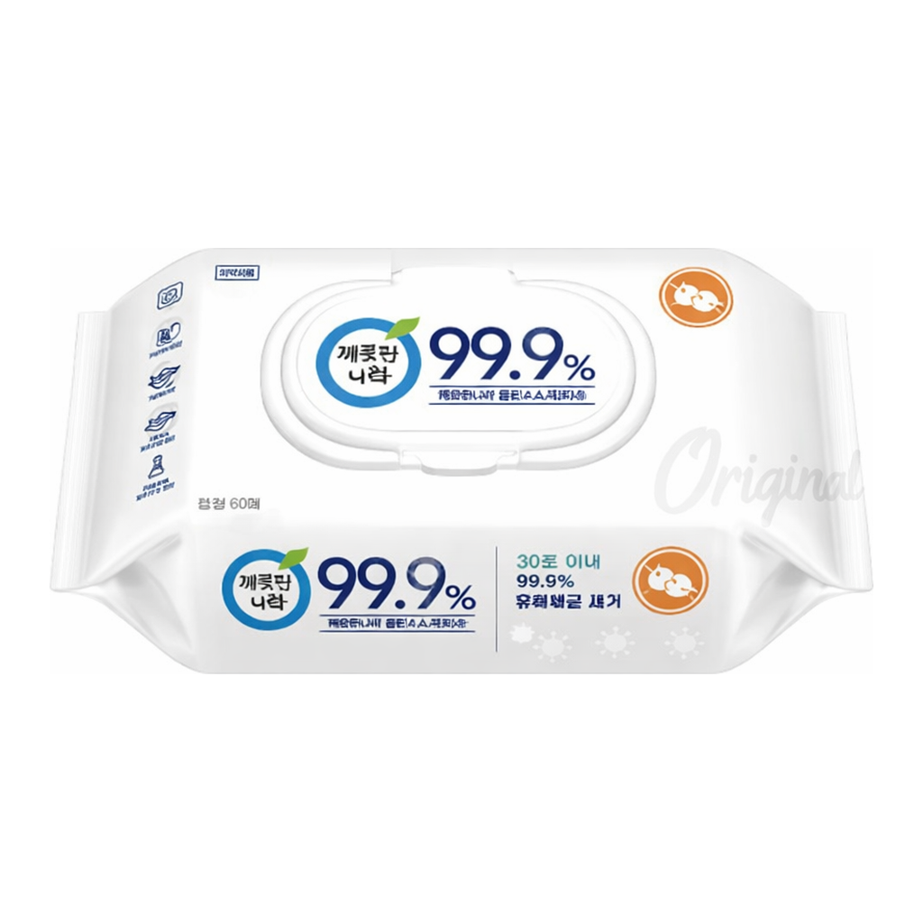 OFFICENEX 깨끗한나라 손소독티슈(60매(캡형))