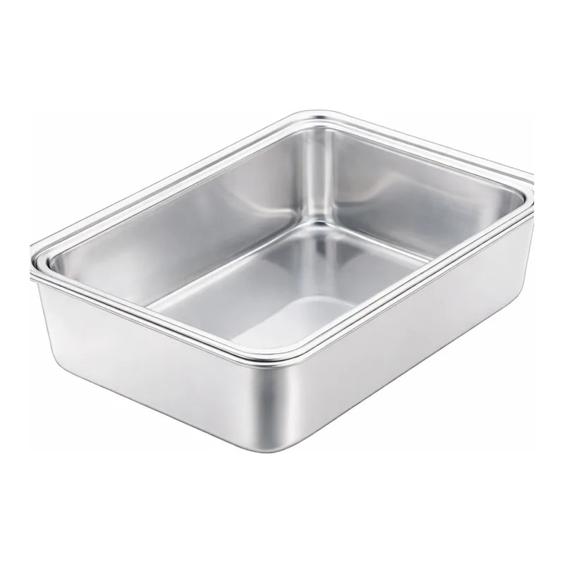 AS ONE ECO CLEAN Stainless Tray (Deep Type), 에코클린 스테인리스 트레이 (깊은형)