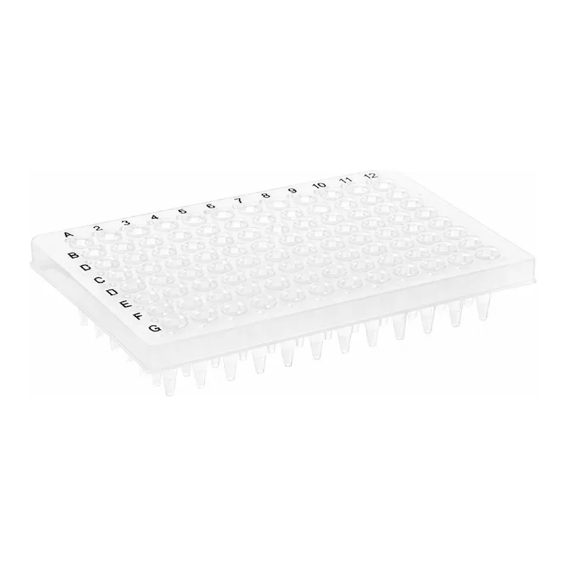 Thermo Fisher Scientific PCR Plate, 96-well, semi-skirted, flat deck, black lettering