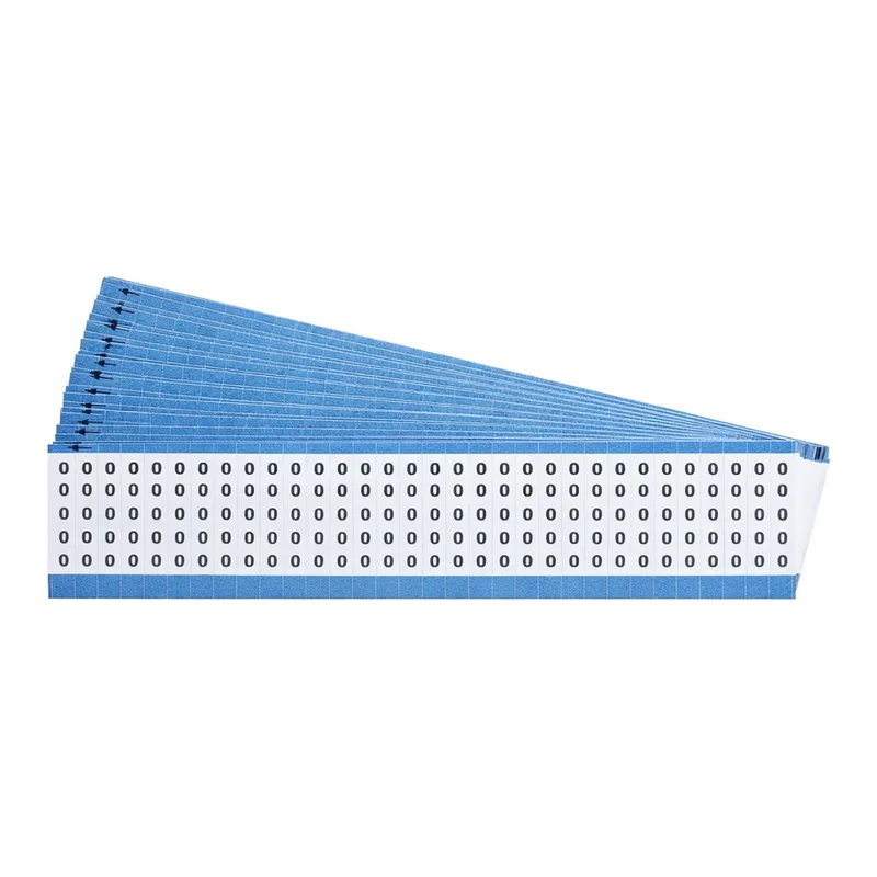Brady Numerical Legend Vinyl Film Wire Marking Cards