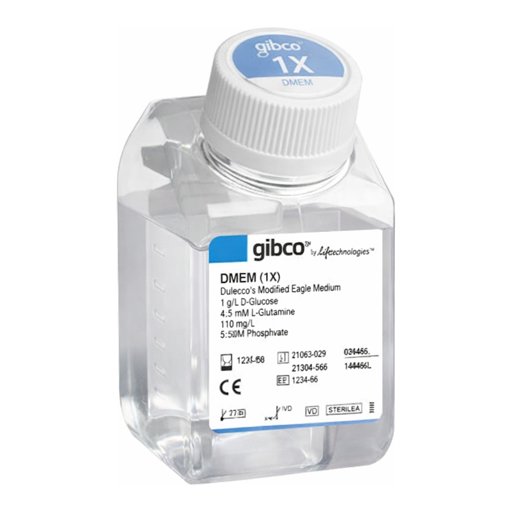 Thermo Fisher Scientific DMEM, high glucose, HEPES, no phenol red, 500 mL