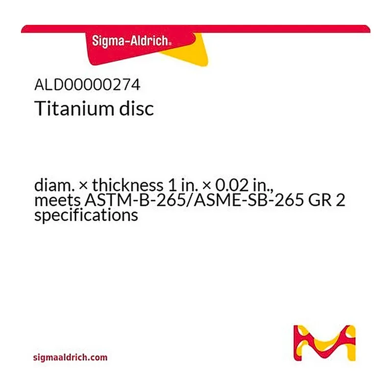 Merck Titanium disc