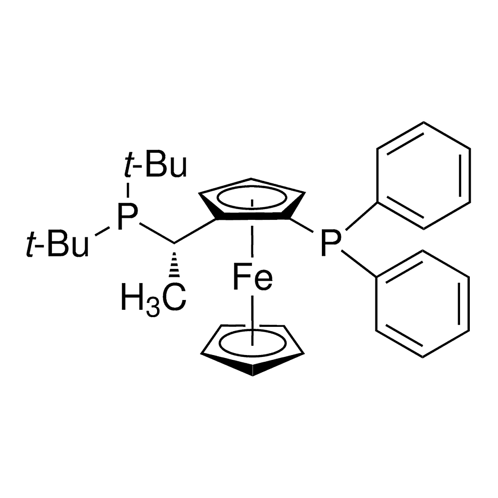 Merck (S)-1-[(RP)-2-(Diphenylphosphino)ferrocenyl]ethyldi-tert-butylphosphine
