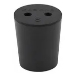 AS ONE Rubber Plug With Hole (Viton(R) Plug) No.8