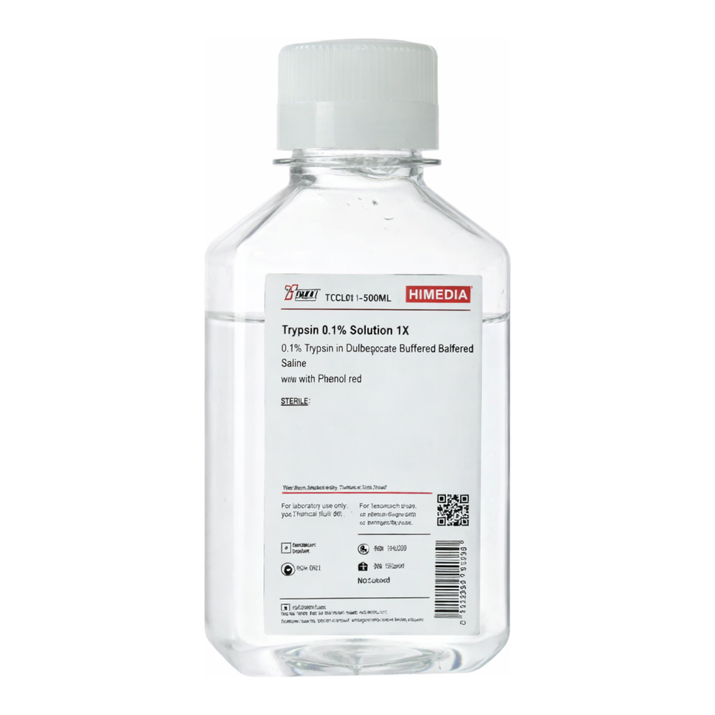 Himedia Trypsin 0.25% Solution 1X 0.25% Trypsin in Citrate buffer w/o Phenol red