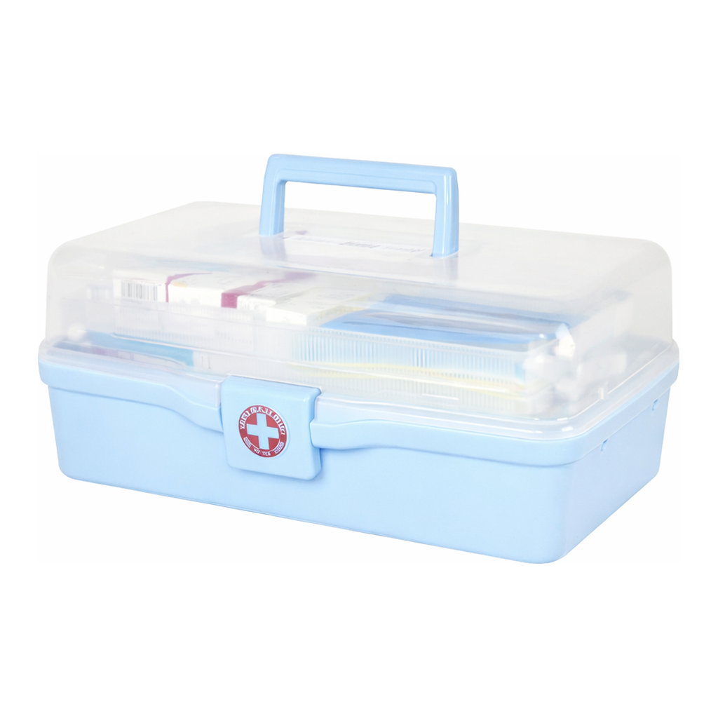 Daihan Science Iljin First Aid Kit, with Beauty Articles, Compact-typeWith 3 Tiered System, 18