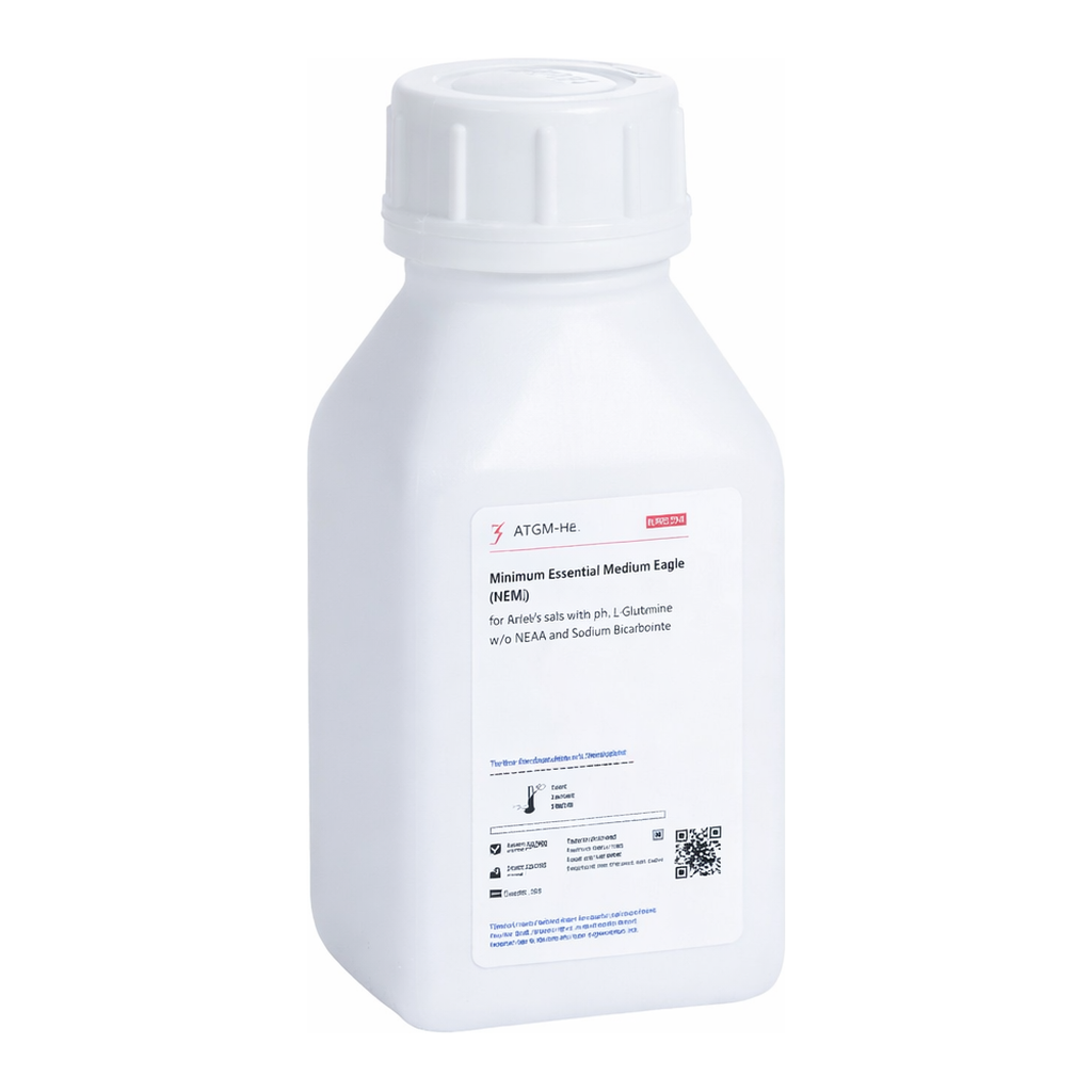 Himedia Minimum Essential Medium Eagle (MEM) w/ Earle`s salts, L-Glutamine, NEAA, Sodium pyruvate and 15mm HEPES buffer w/o Sodium bicarbonate