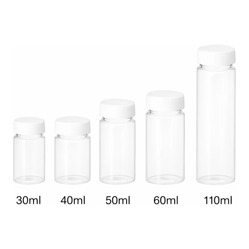 AS ONE Glass Screw Tube Bottle, 유리 스크류 관병