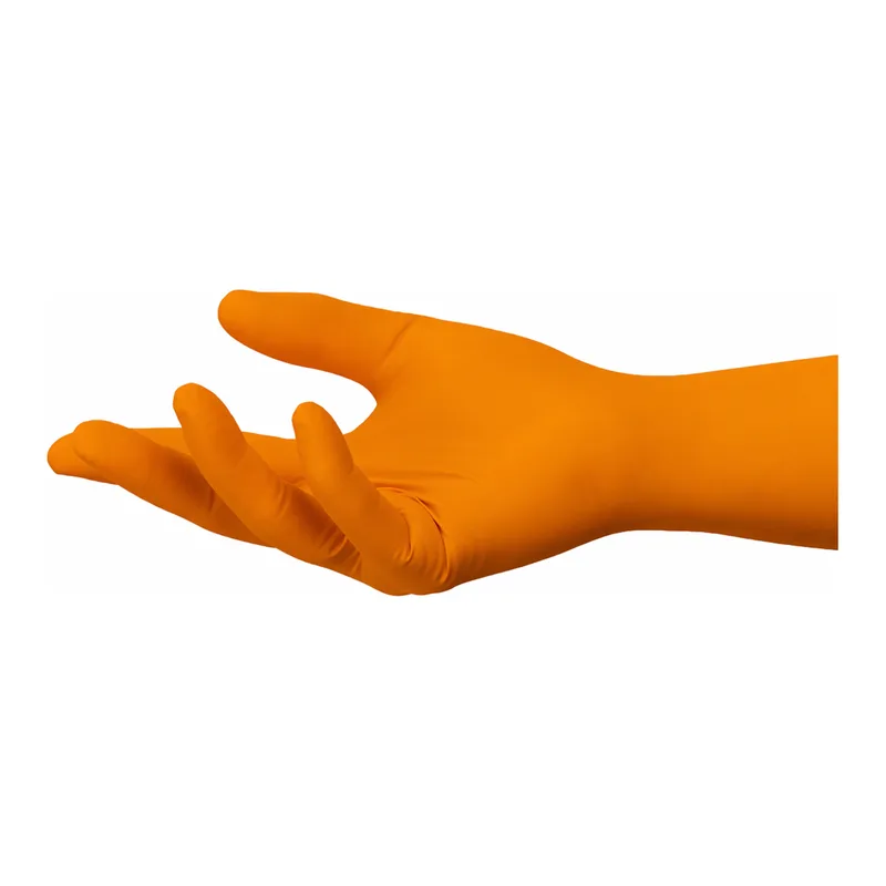 Shieldskin Chemical-Resistant Gloves, Orange Nitrile 260, Anti-viral Laboratory gloves