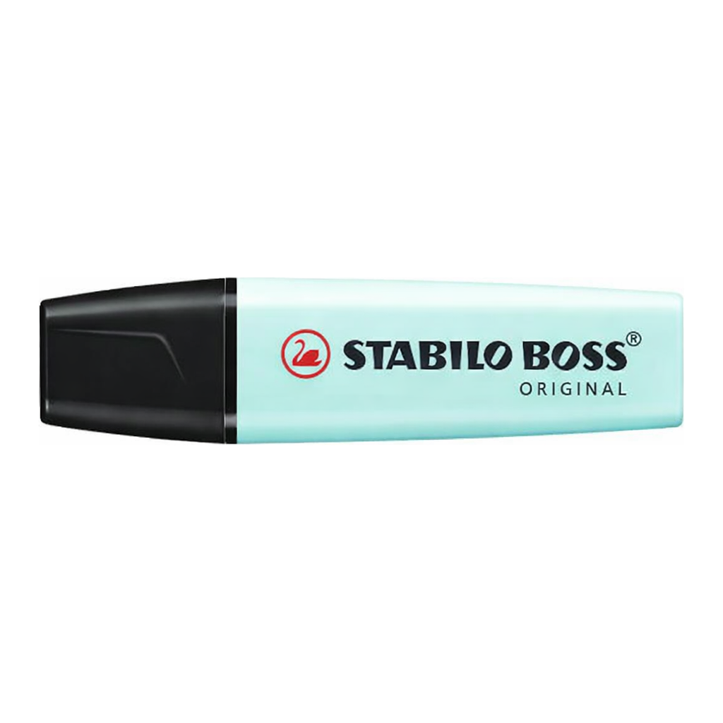 OFFICENEX 스타빌로 보스파스텔형광펜(2mm+5mm 터쿼이즈)