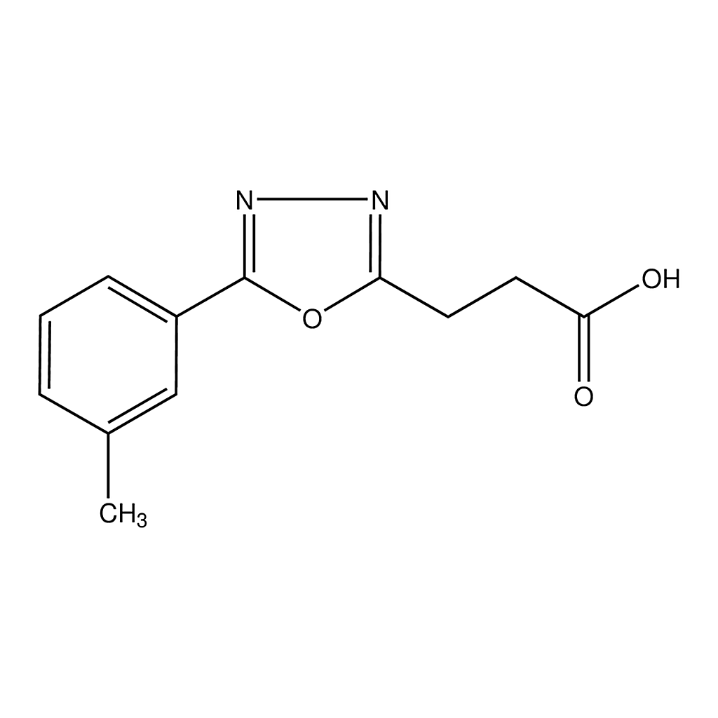 Merck 3-(5-m-Tolyl-1,3,4-oxadiazol-2-yl)propanoic acid
