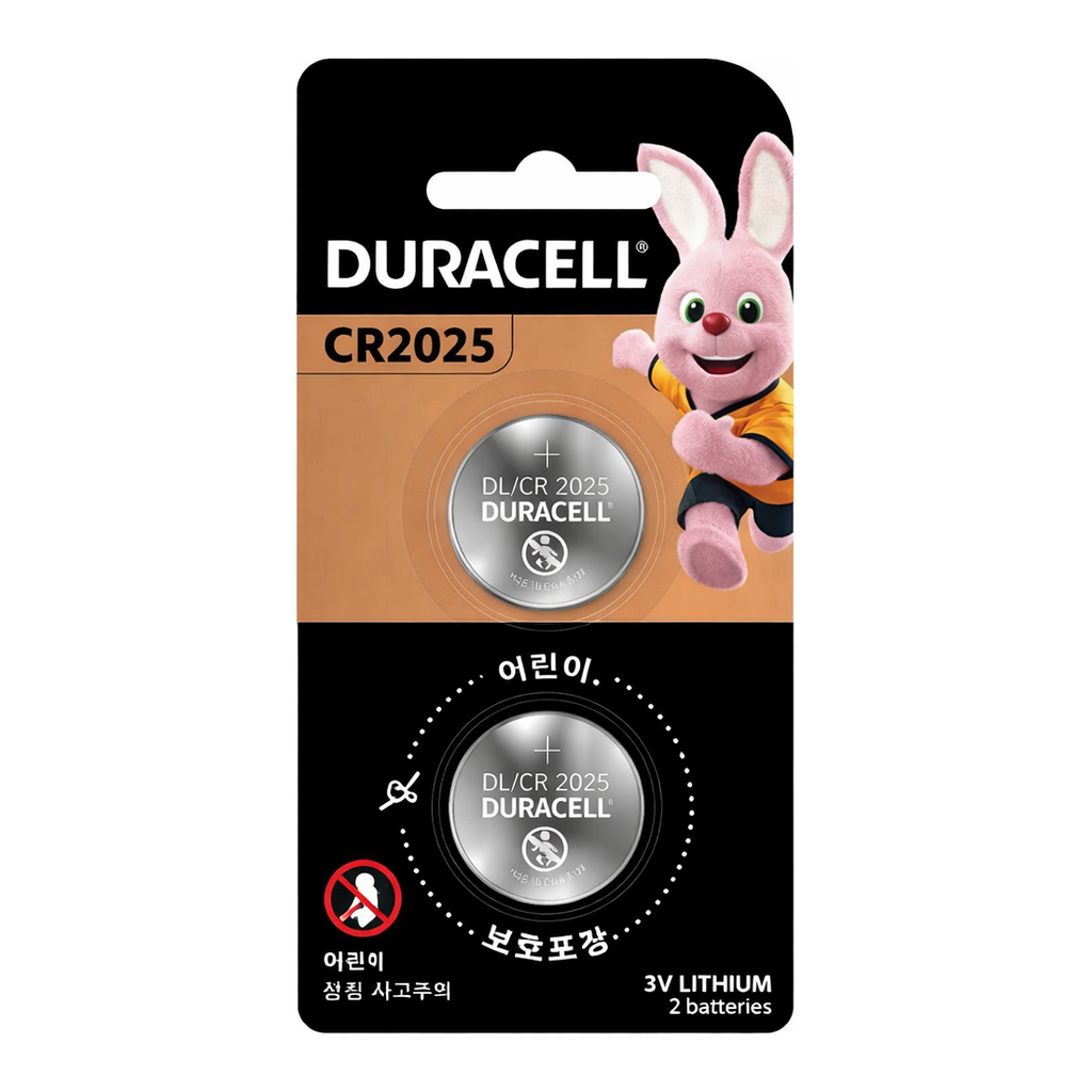 OFFICENEX 듀라셀 코인건전지 CR2025(2입)