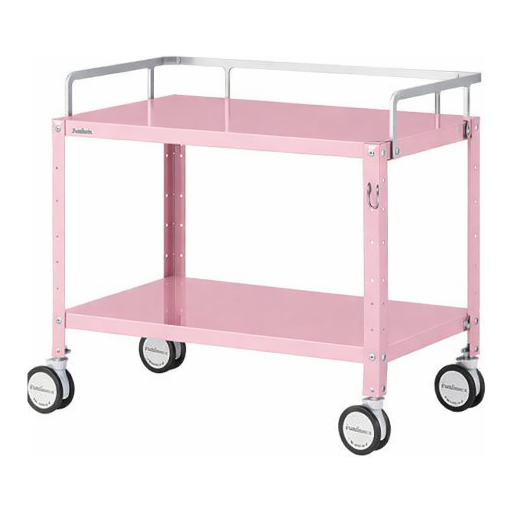 AS ONE Mini Colorful Stainless Wagon(with Hook/Low Floor Type), 미니 컬러풀 스테인리스 왜건(훅 부속·저상 타입)
