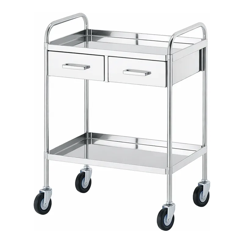 AS ONE Slient Lab Cart SUS304, 정음 왜건