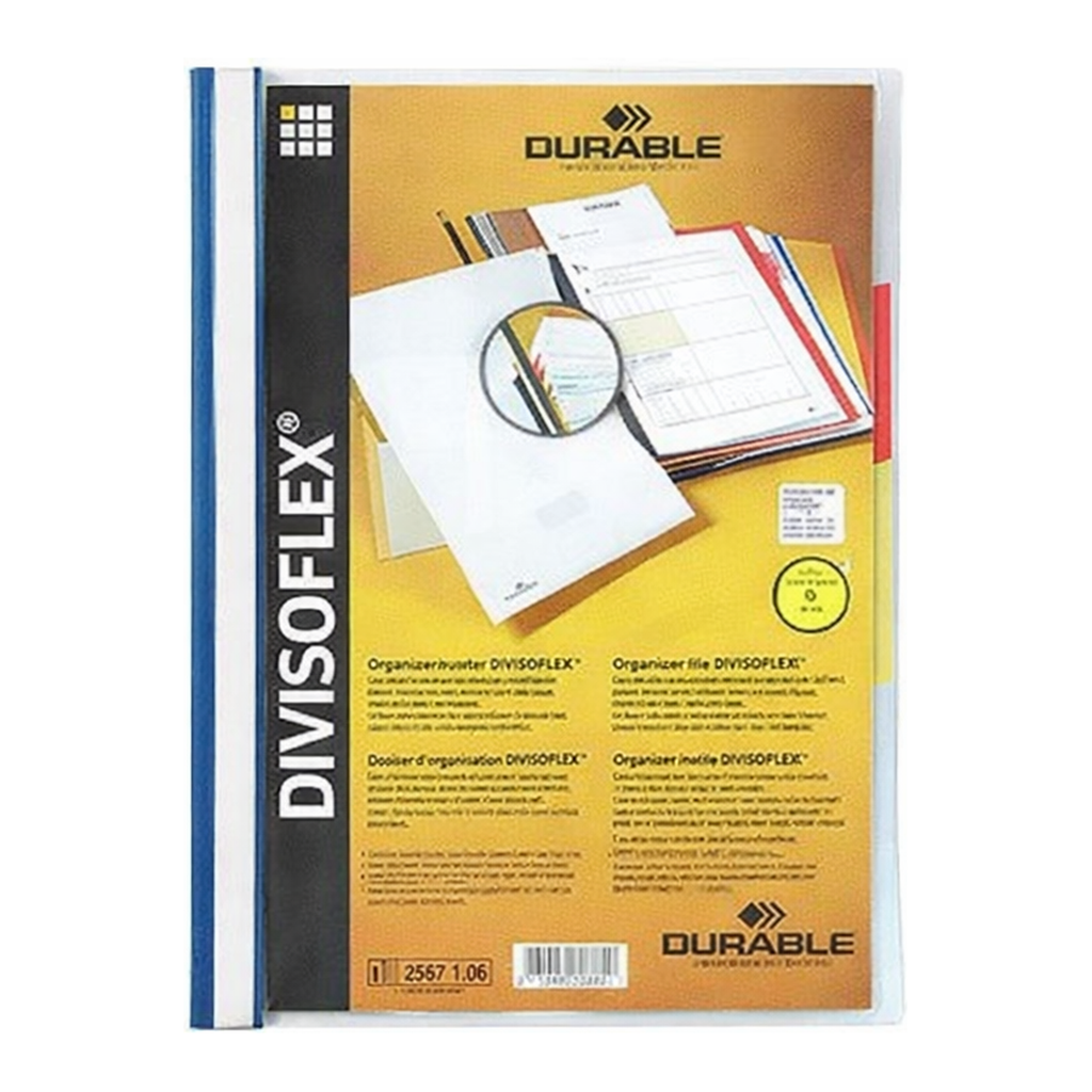 OFFICENEX 듀라블 인덱스화스너화일(2557/A4/5분류/좌철)