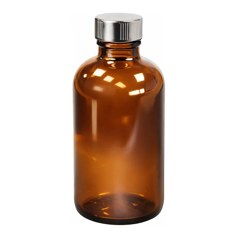 Thermo Fisher Scientific Wheaton Amber Boston Rounds with PTFE Faced PE-lined Caps
